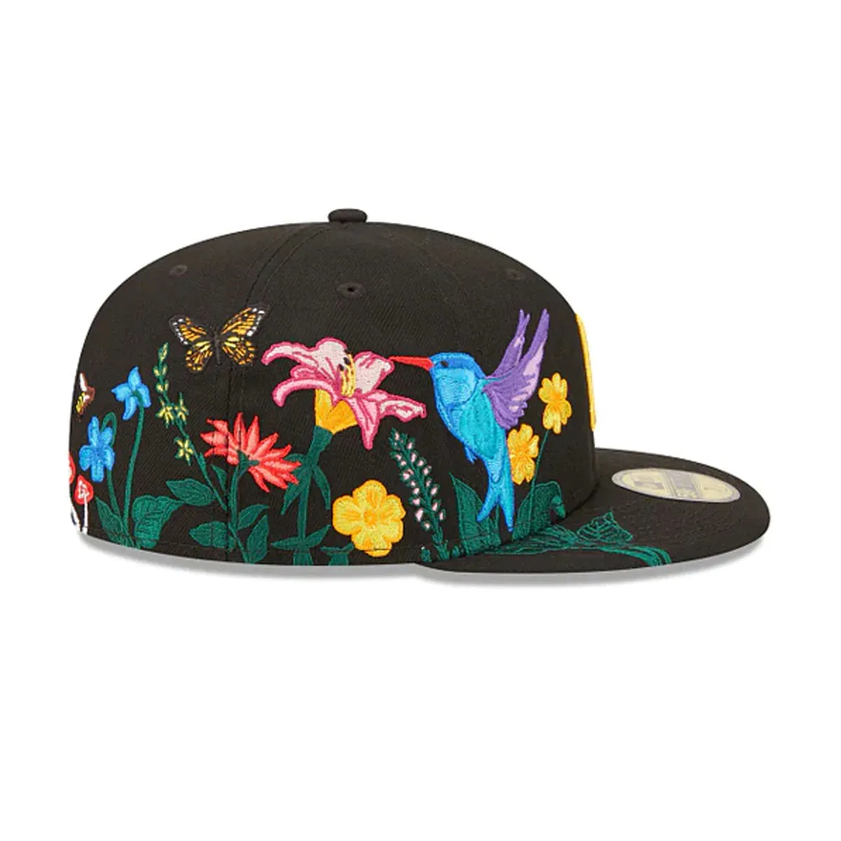 [60243429] Pittsburgh Pirates Blooming Black 59FIFTY Men's Fitted Hat