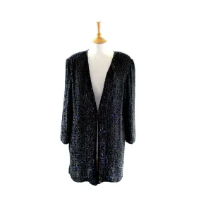 80s Beaded And Sequinned Coat