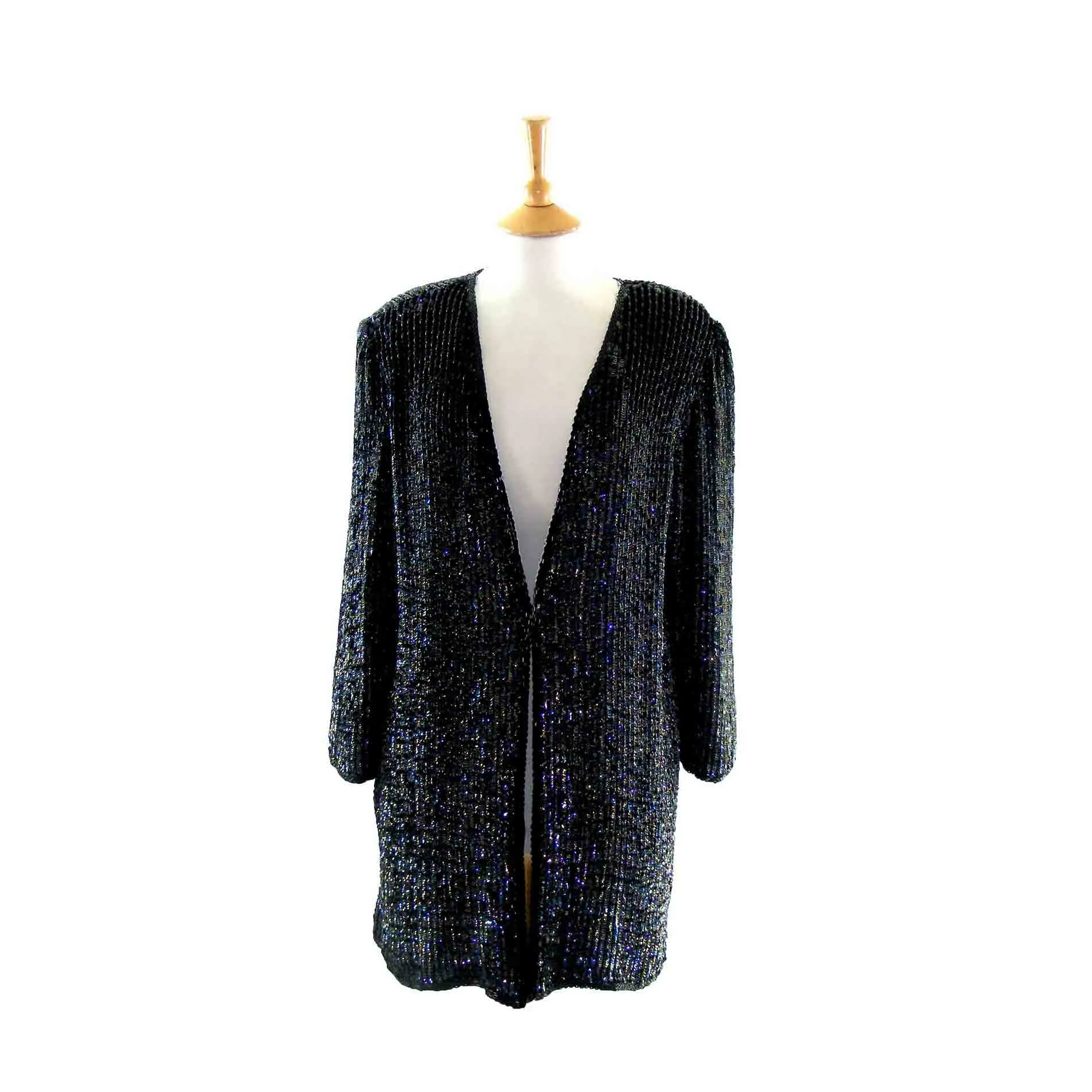 80s Beaded And Sequinned Coat