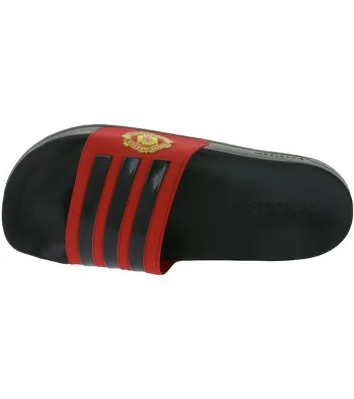 adidas Adilette Shower Manchester United bathing shoes men s flip flops FW7072 black/red