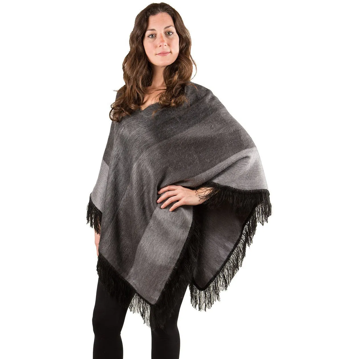 Alpaca Triangle Poncho