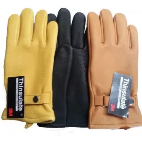 American Deerskin Leather Gloves Made in USA FLG-1577