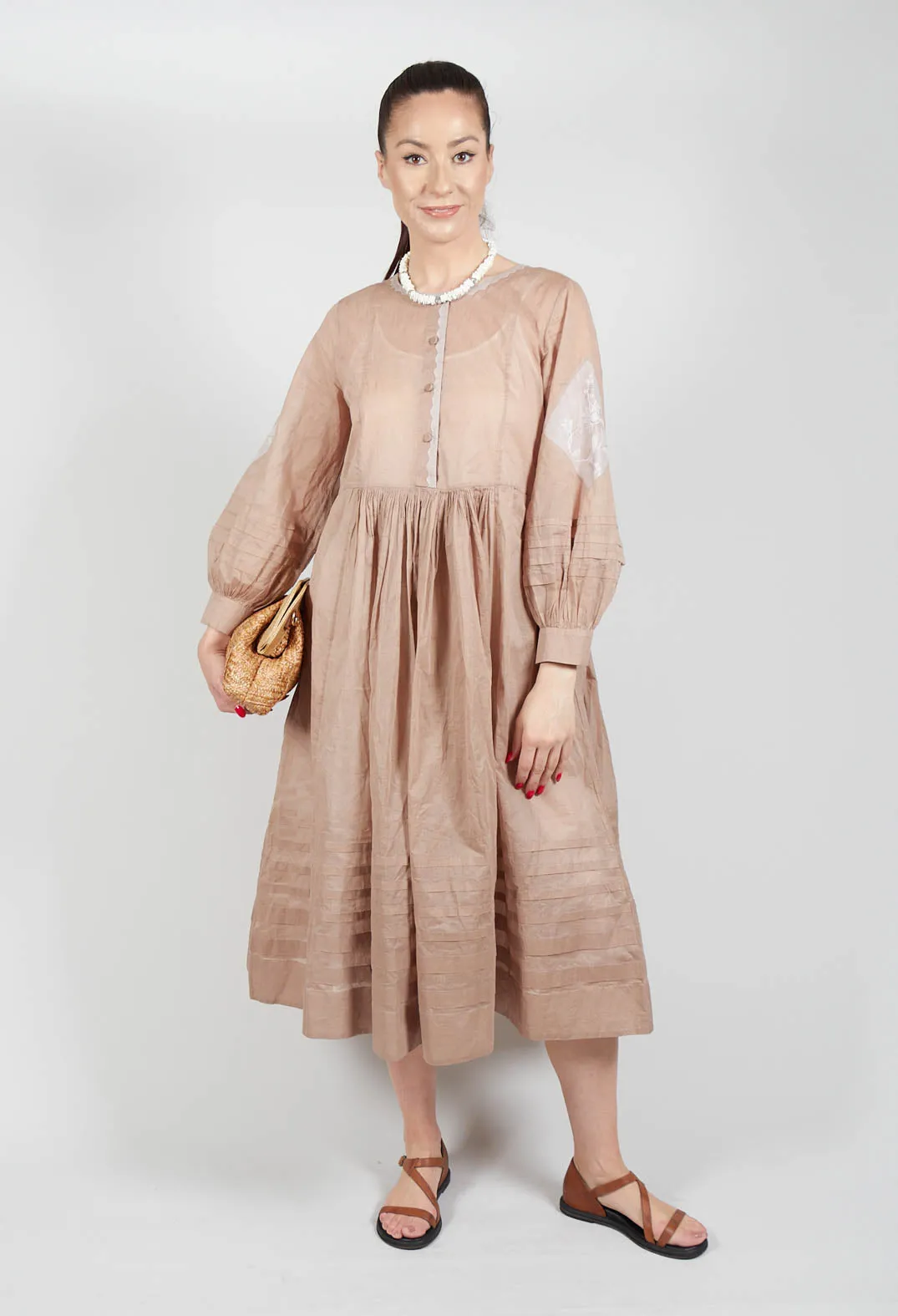 Arabella Dress in Mocha