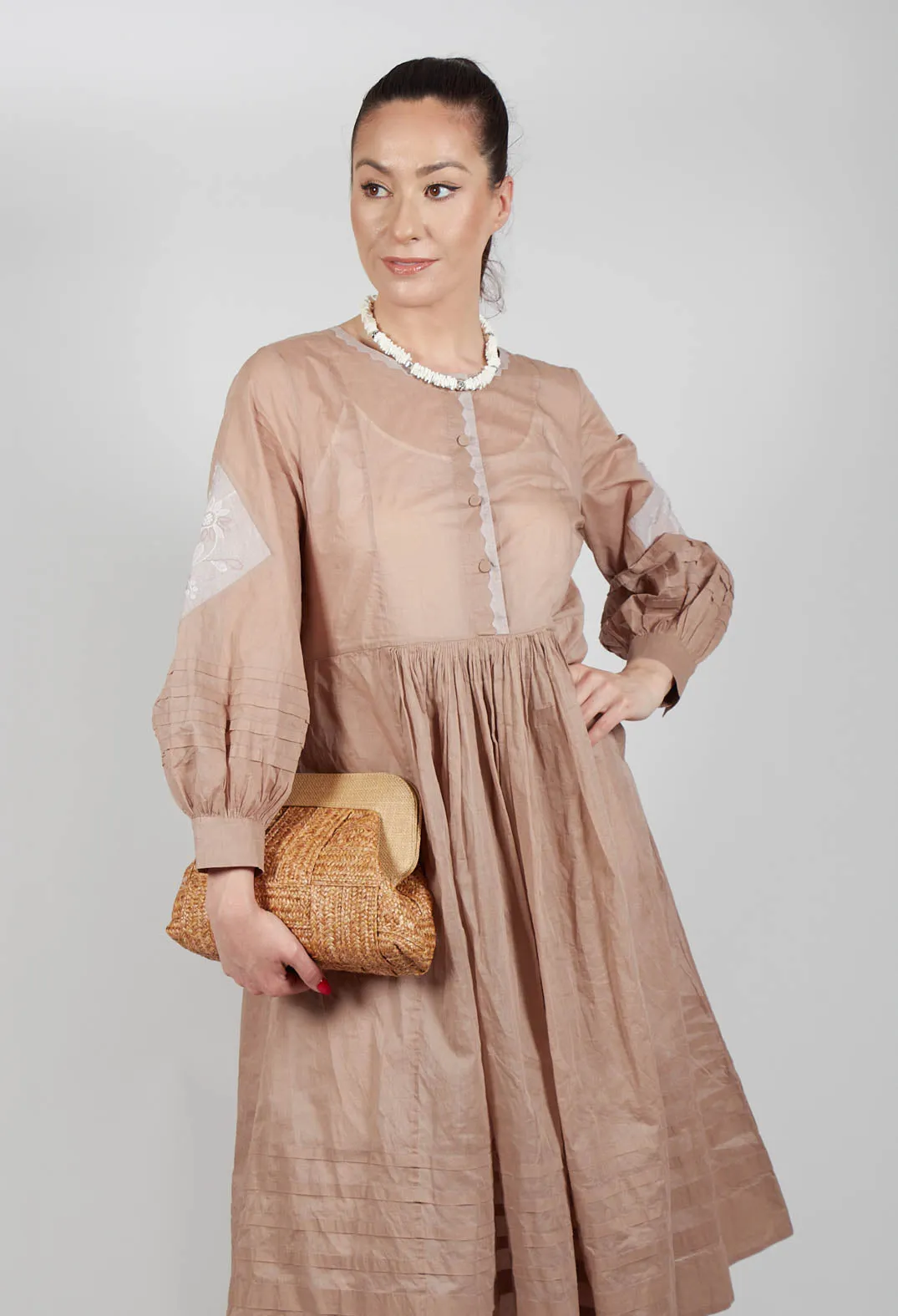 Arabella Dress in Mocha