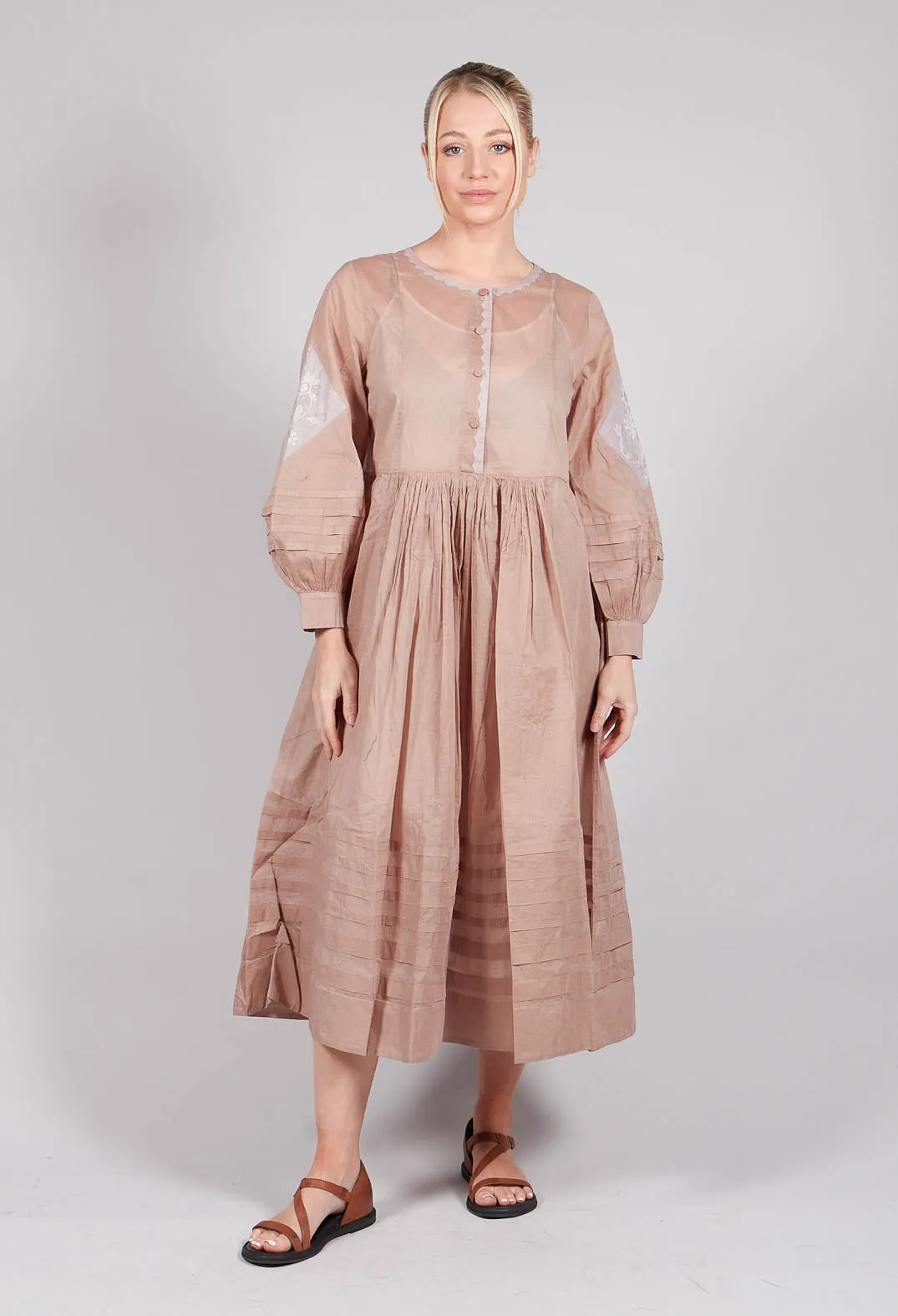 Arabella Dress in Mocha