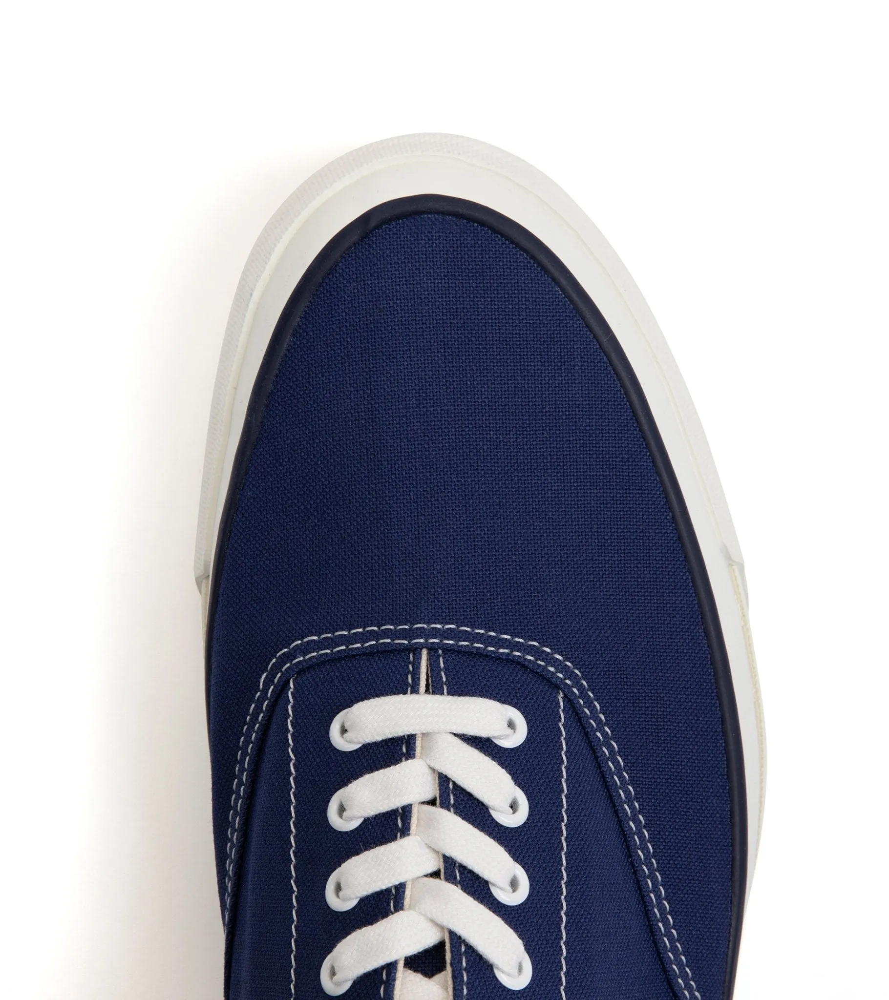 Asahi M014 Canvas Deck Shoes: Navy