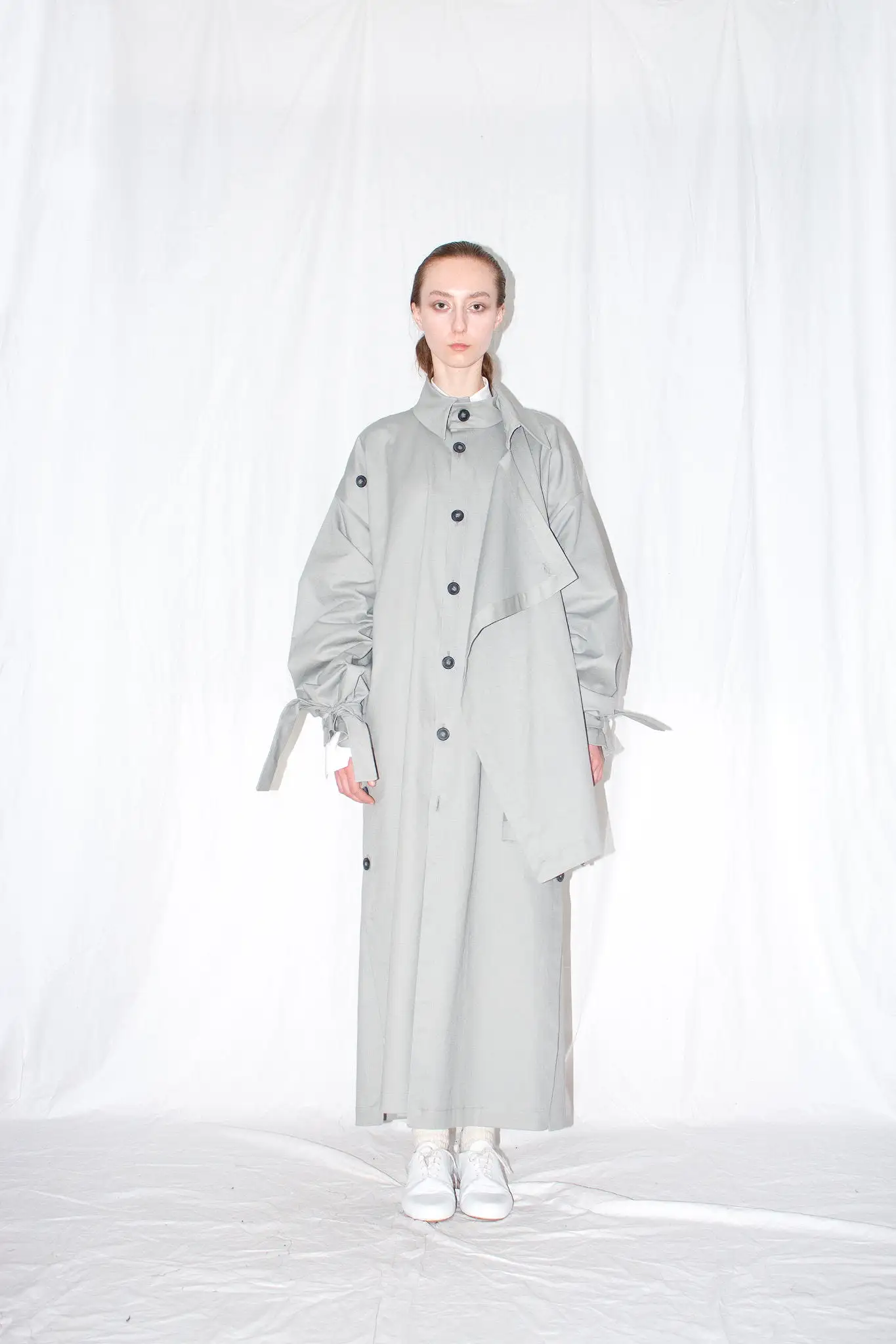 Asymmetric Twill Coat