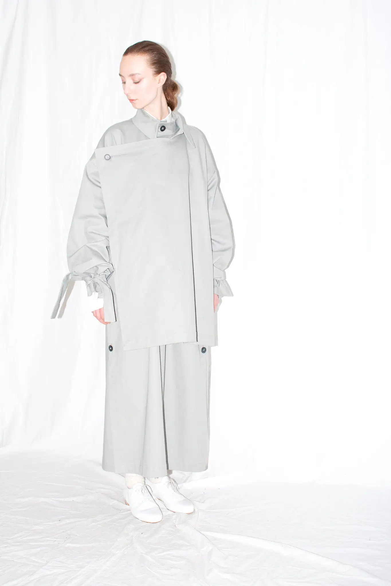 Asymmetric Twill Coat