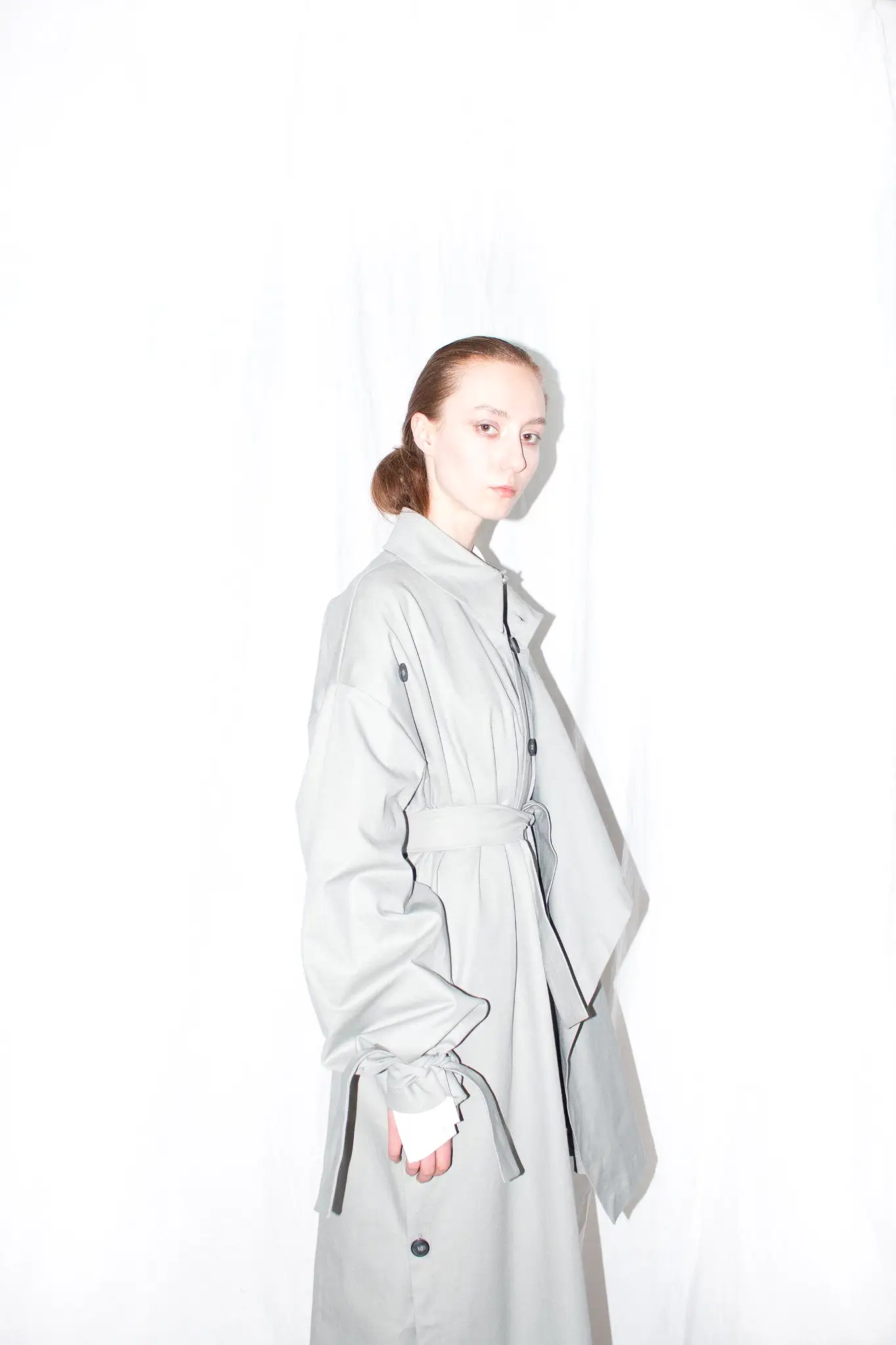 Asymmetric Twill Coat