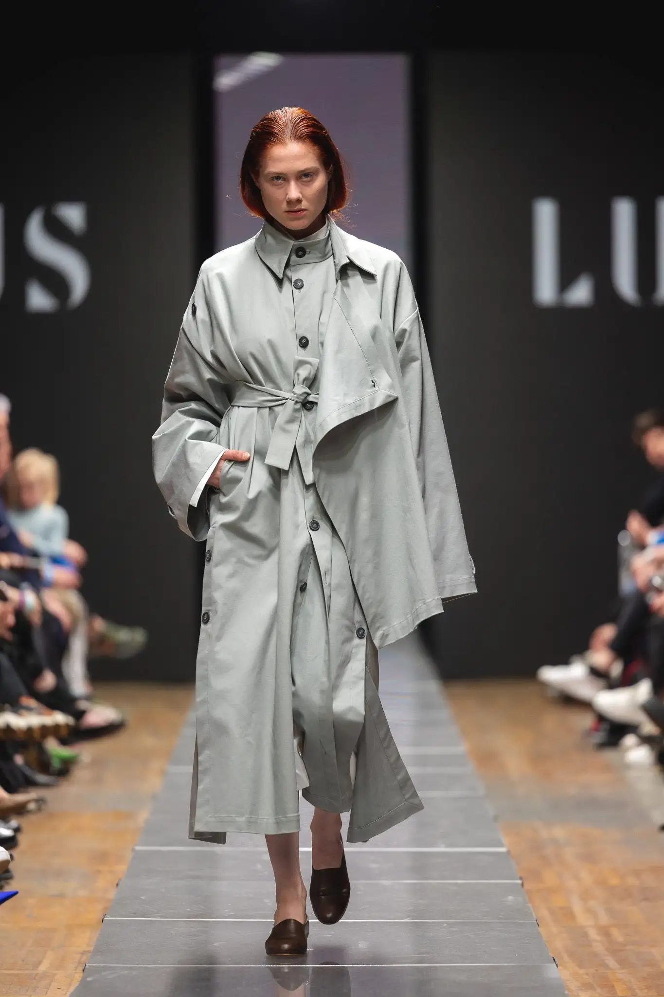 Asymmetric Twill Coat