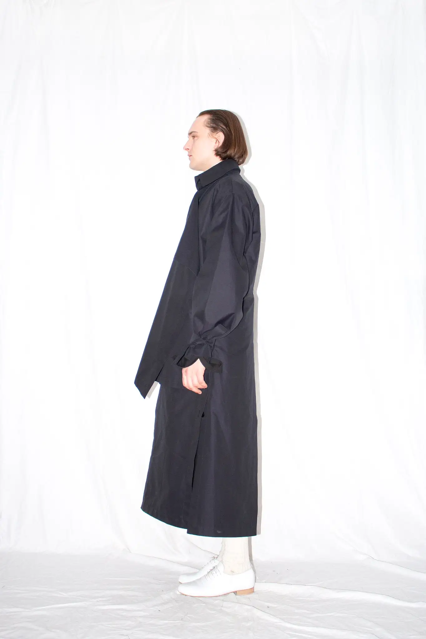 Asymmetric Twill Coat