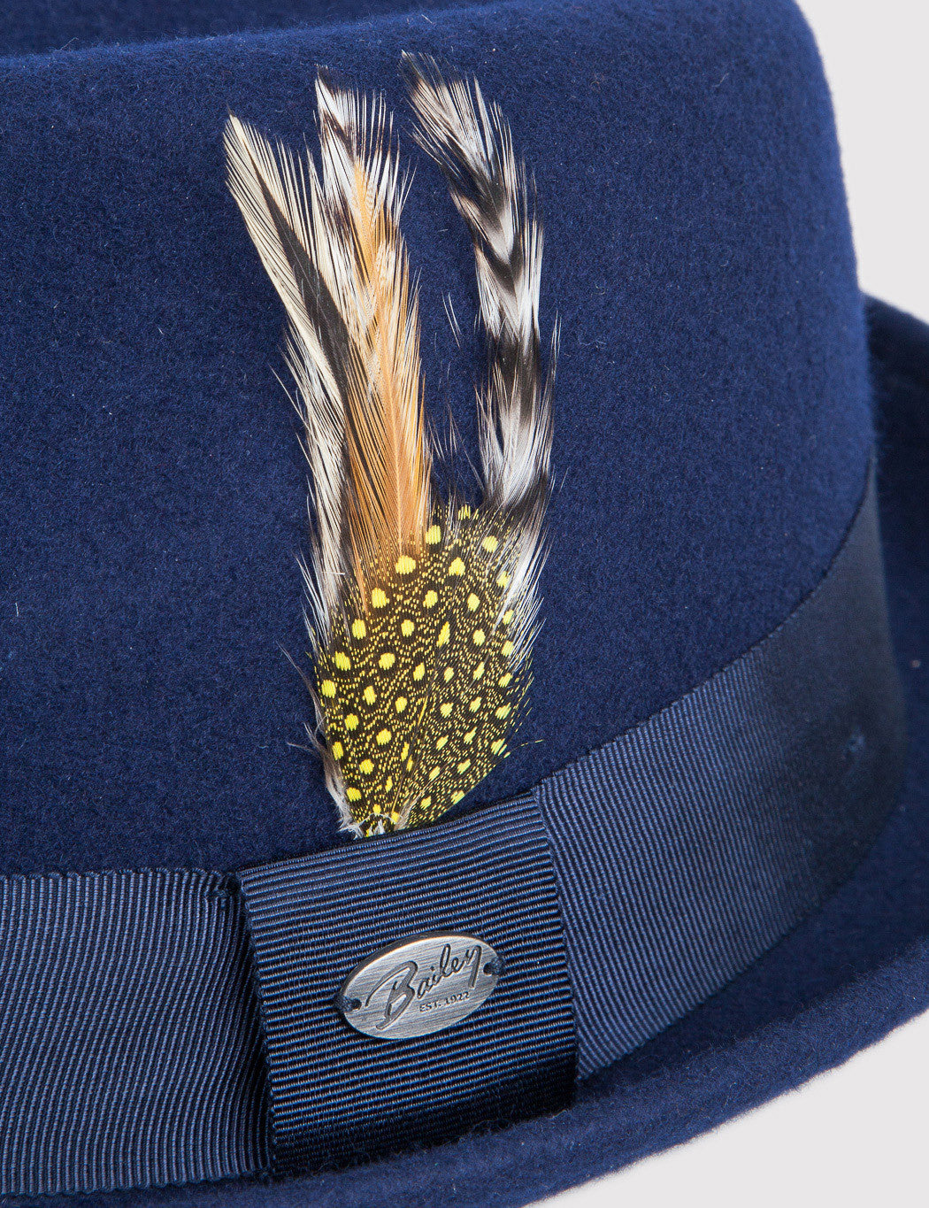 Bailey Cloyd Trilby Hat - Navy Blue