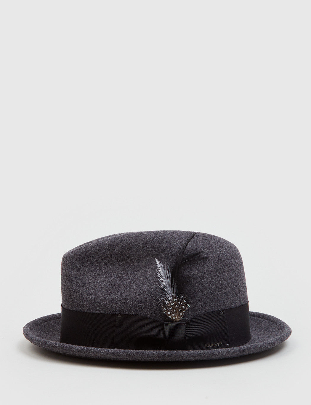 Bailey Tino Felt Crushable Trilby Hat (Wool) - Black Mix