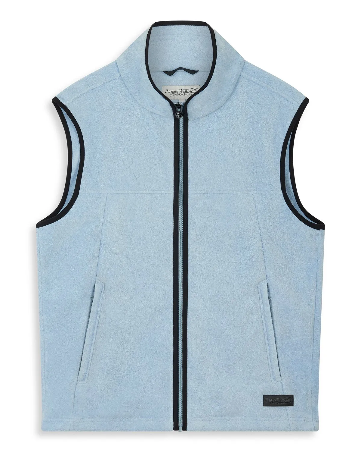 Bernard Weatherill Mens Gilet Summer Fleece Sky