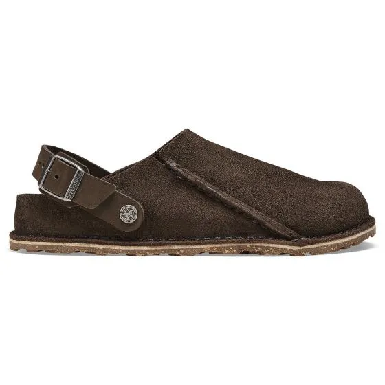 Birkenstock W' Lutry Premium Espresso, Suede Leather Sandals