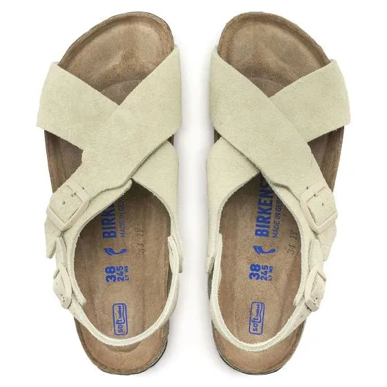 Birkenstock W' Tulum SFB Almond, Suede Leather Sandals