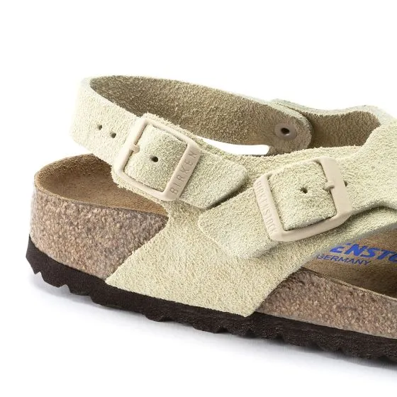 Birkenstock W' Tulum SFB Almond, Suede Leather Sandals