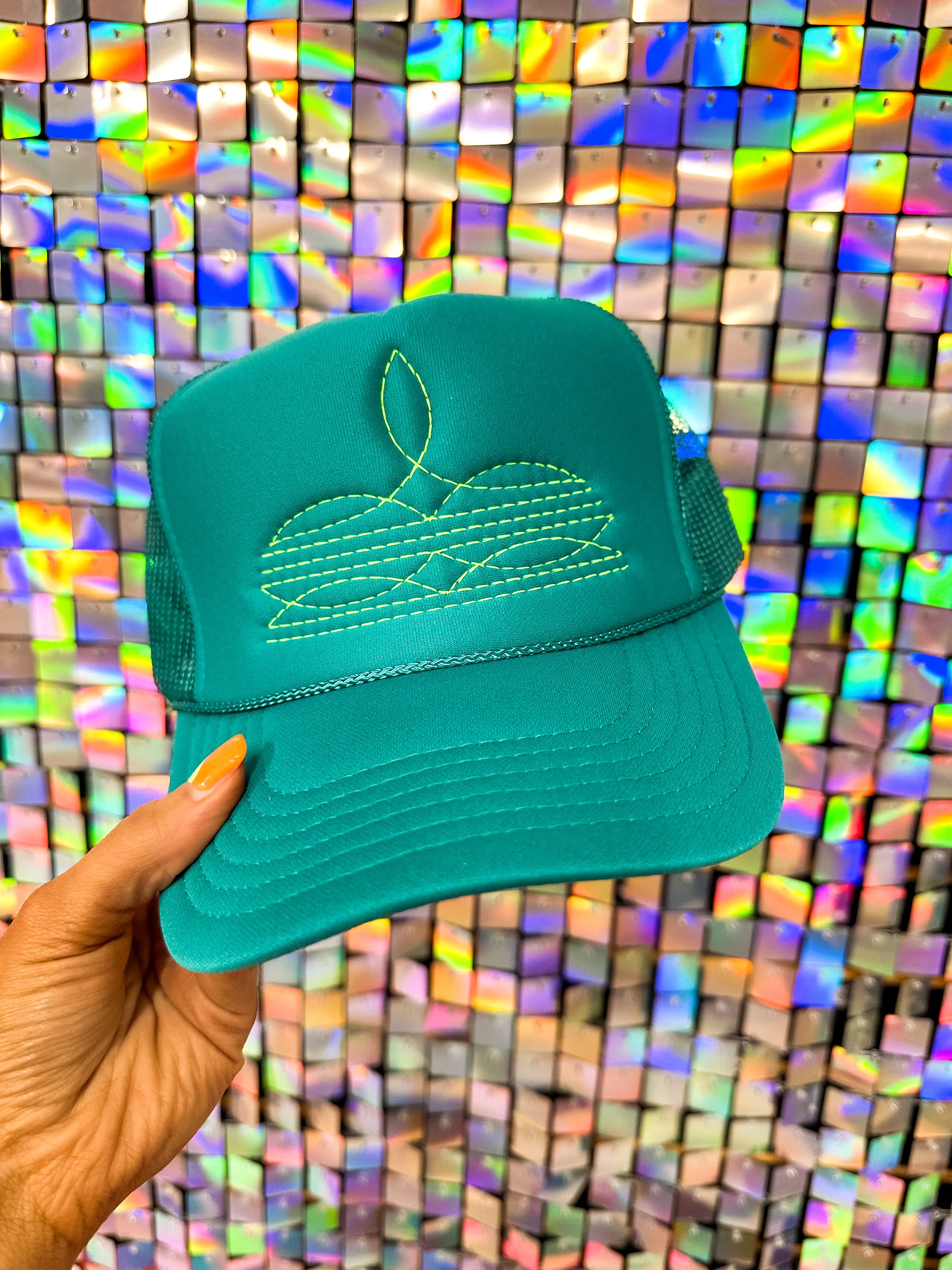 Boot Stitch Trucker Hats