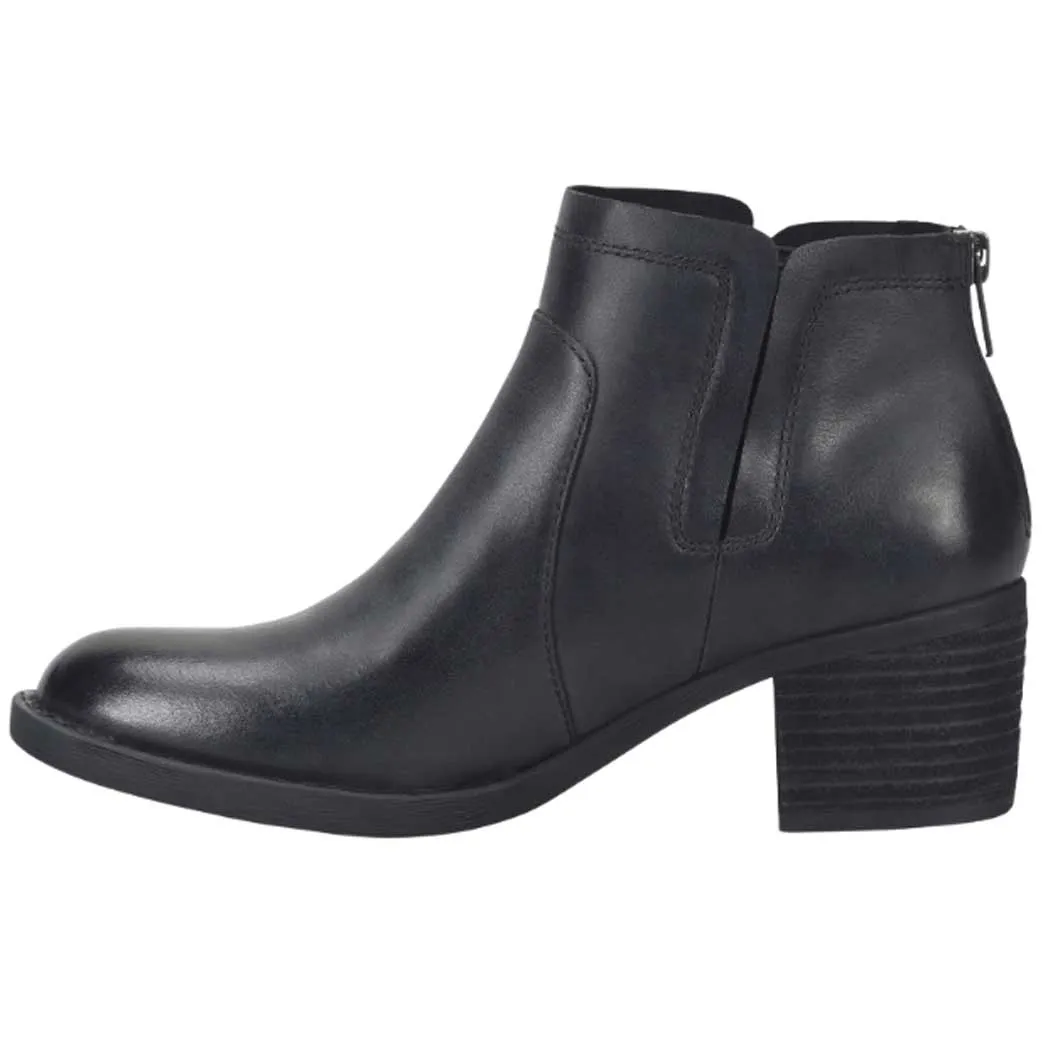 Born Reece Heeled Bootie Black (Women's)