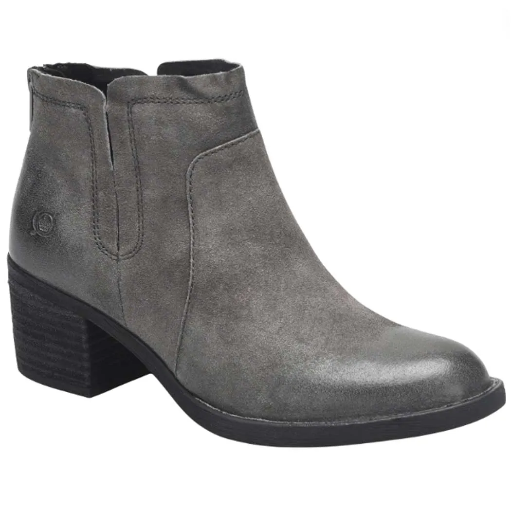 Born Reece Heeled Bootie Dark Grey (Women's)