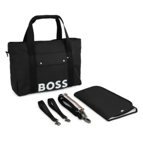 Boss Changing Bag Logo Black