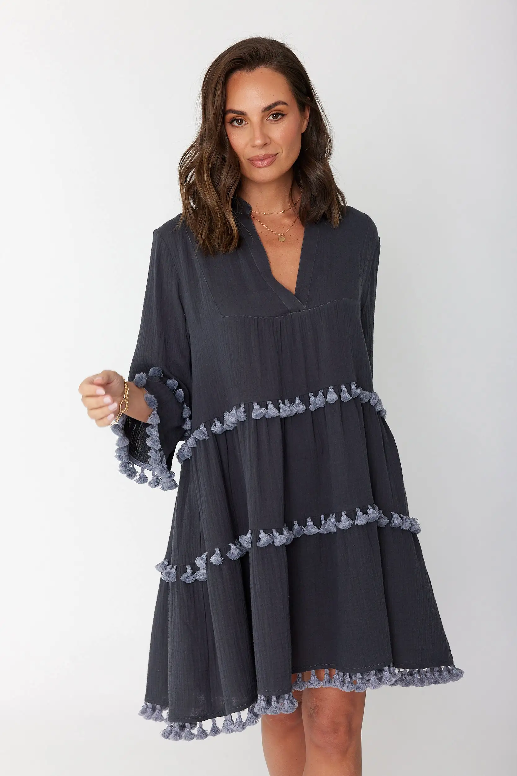 CHARLIE Dress Slate