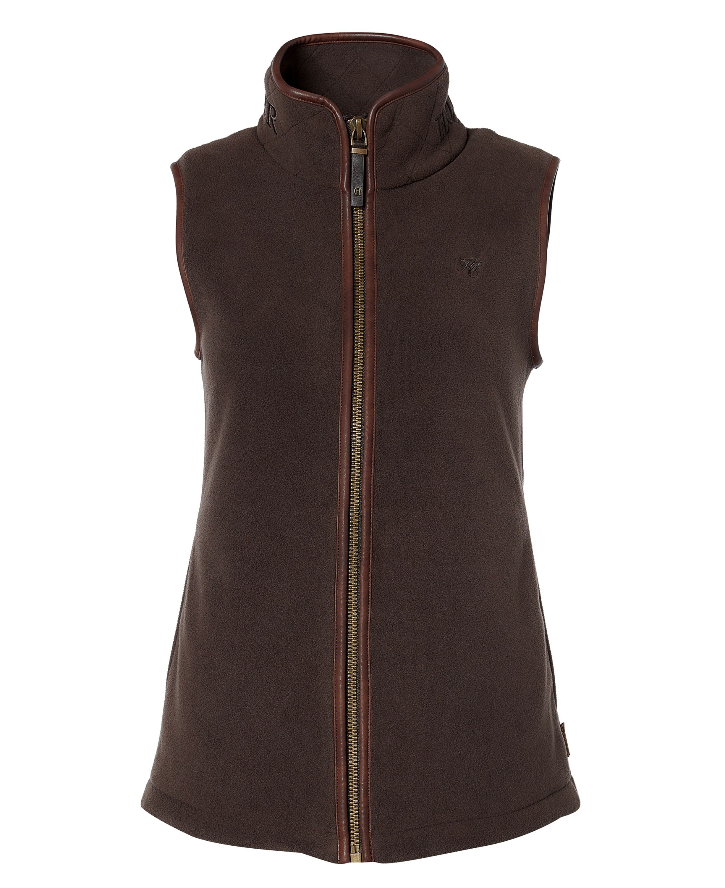 Country Fleece Gilet                             Chocolate