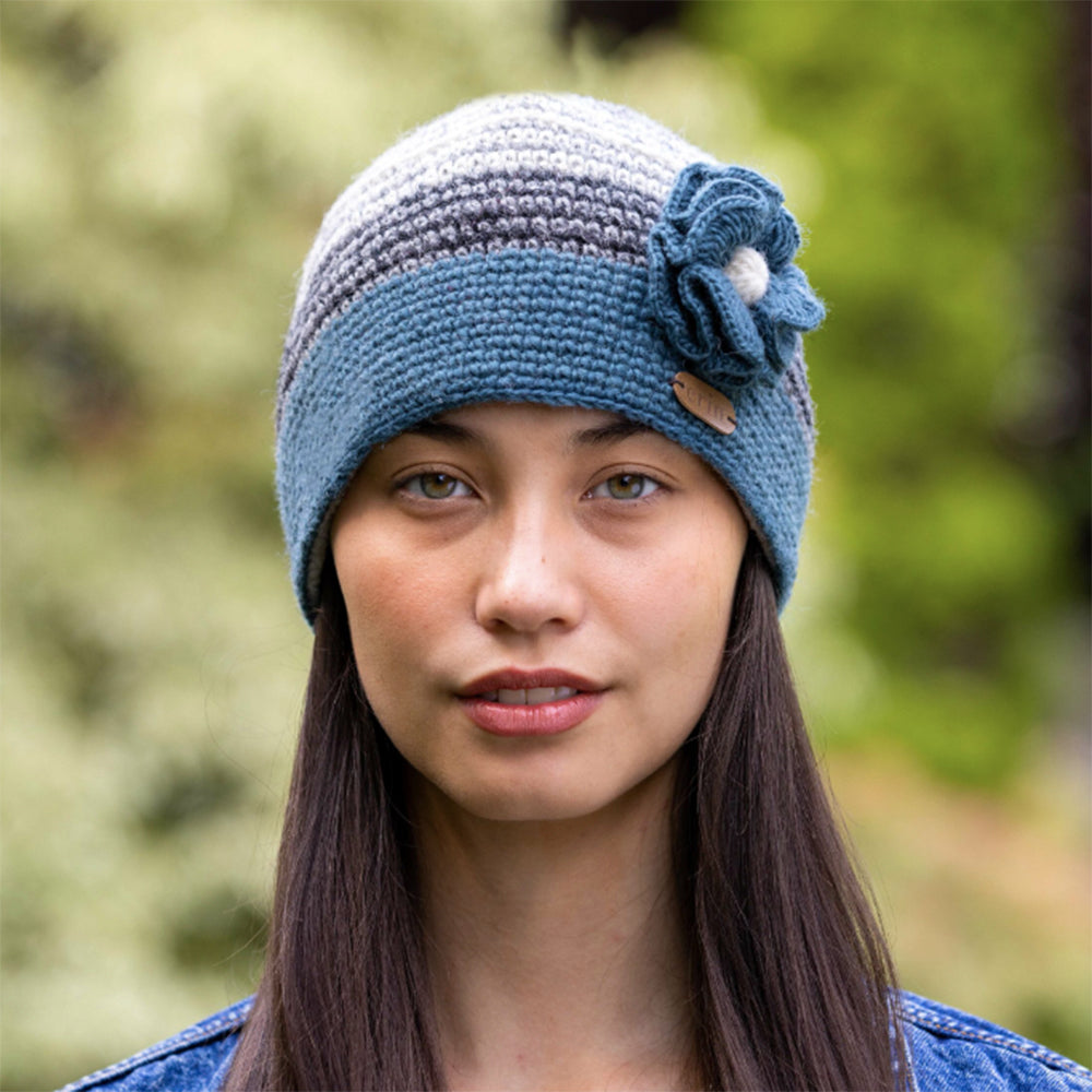 Crochet Hat with Flower