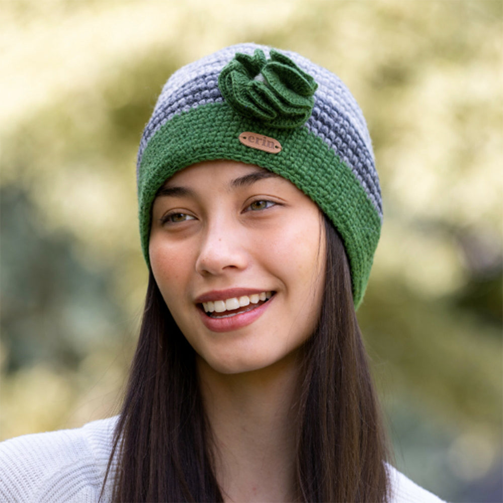 Crochet Hat with Flower