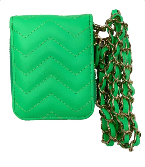 Crossbody Quilted Wallet