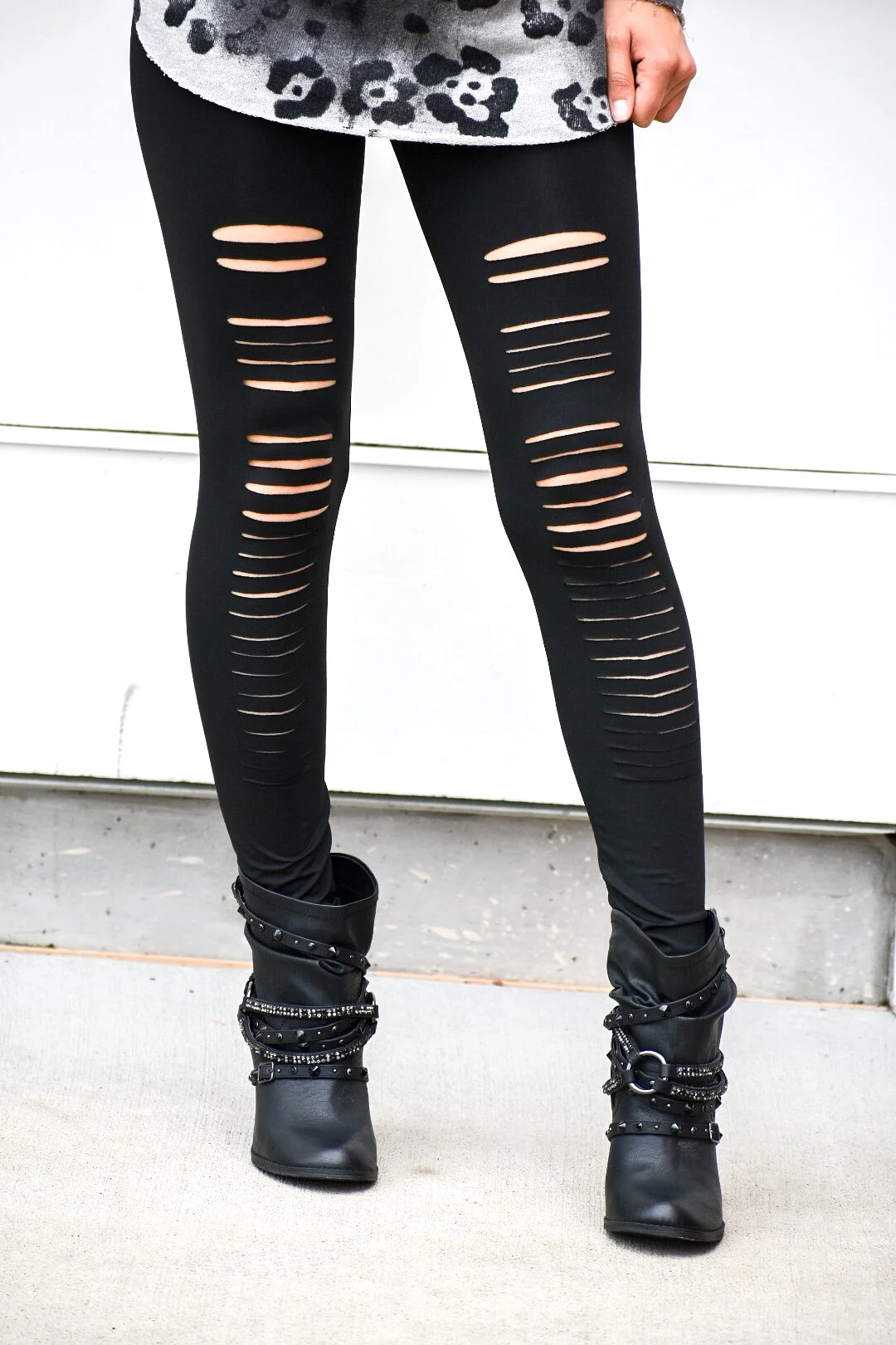 Crossroads Black Ripped Leggings