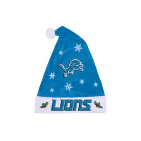 Detroit Lions Embroidered Santa Hat