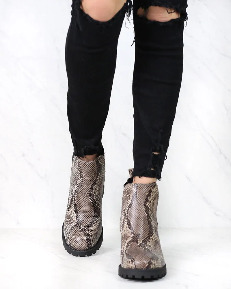 Dirty Laundry - Lisbon Platform Leather Bootie - More Colors