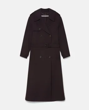 Double-Faced Belted Trench Coat