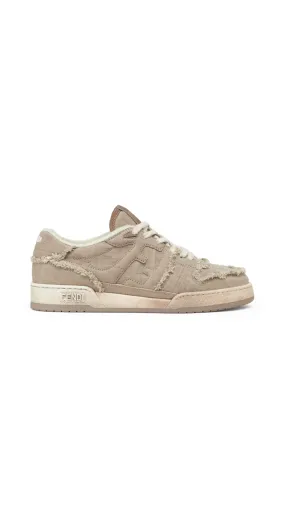 Fendi Mach Canvas Sneakers - Beige