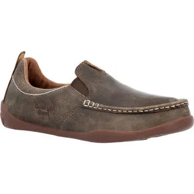 GEORGIA BOOT MEN'S CEDAR FALLS MOC-TOE SLIP ON 