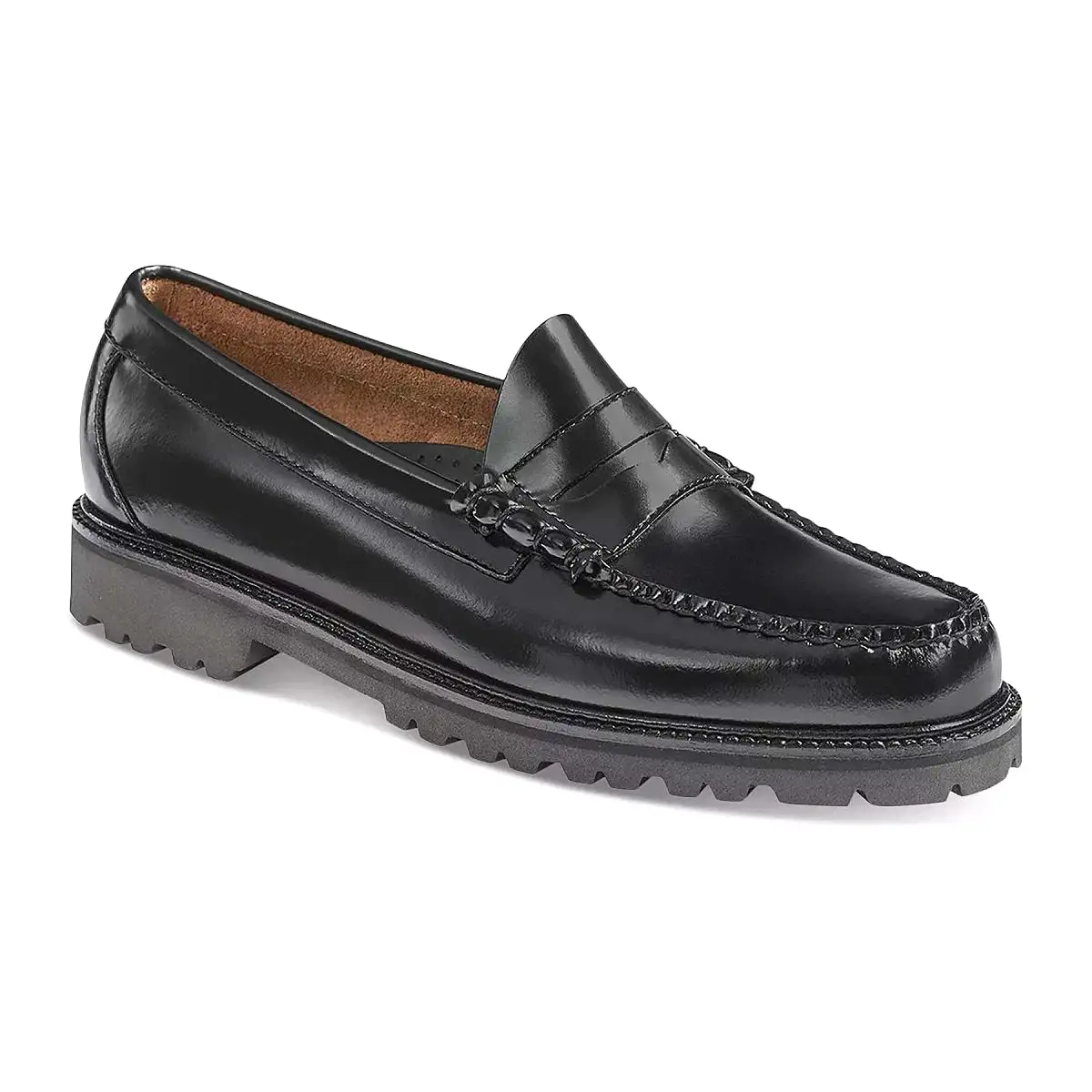 G.H. Bass Men's Larson Lug WeeJun Black