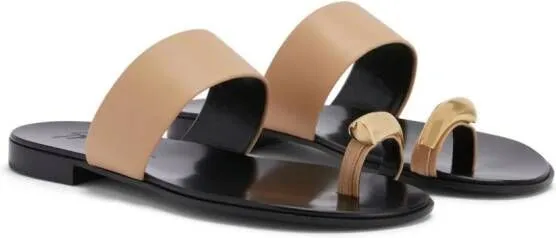 Giuseppe Zanotti Norbert slip-on slides Brown