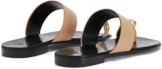 Giuseppe Zanotti Norbert slip-on slides Brown