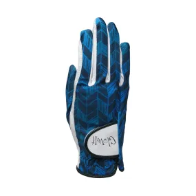 Glove It Teal Chevron Ladies Golf Glove Right Hand