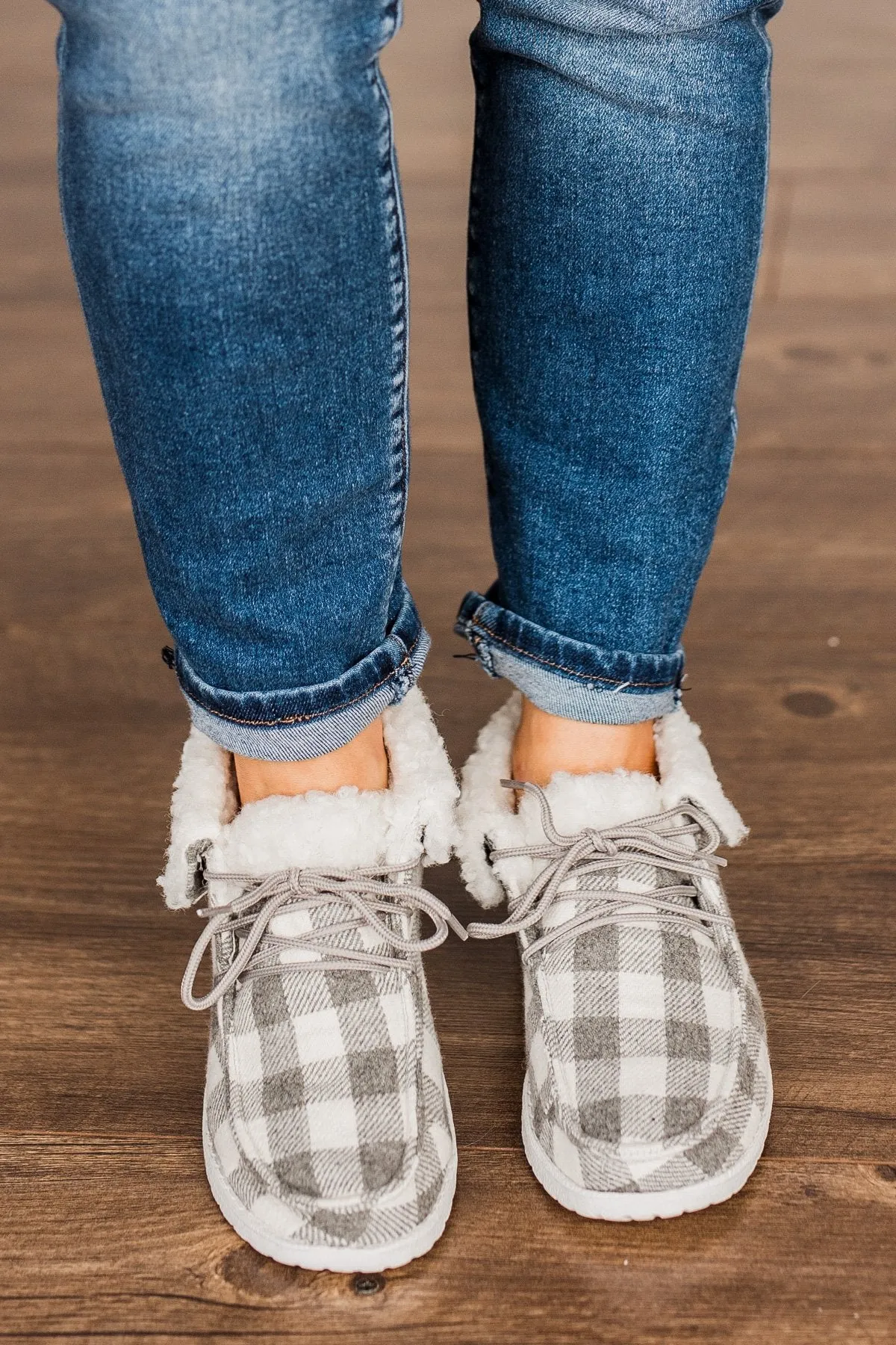 Gypsy Jazz Mighty Sneakers- Grey White