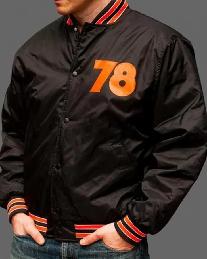 Halloween 78 Bomber Black Jacket | William Jacket