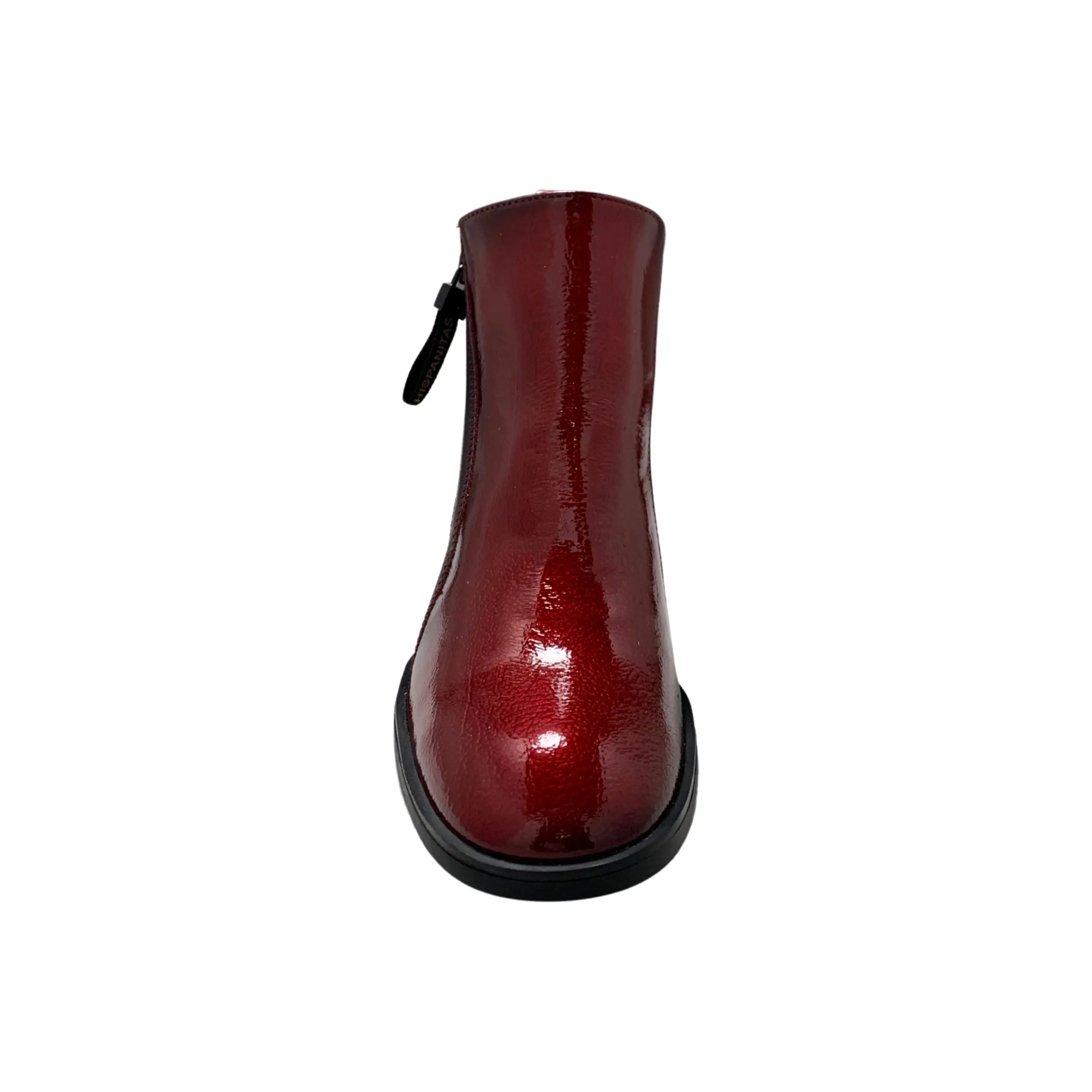 HI222345 Red Patent Low Heel Bootie