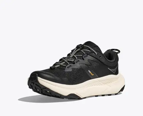 Hoka Men’s Transport Commuter Shoes-Black/Alabaster