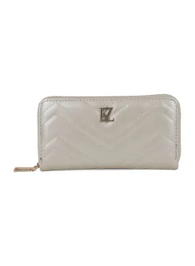 Ivory Quilted Wallet