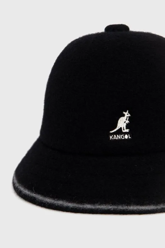 Kangol wool hat black color