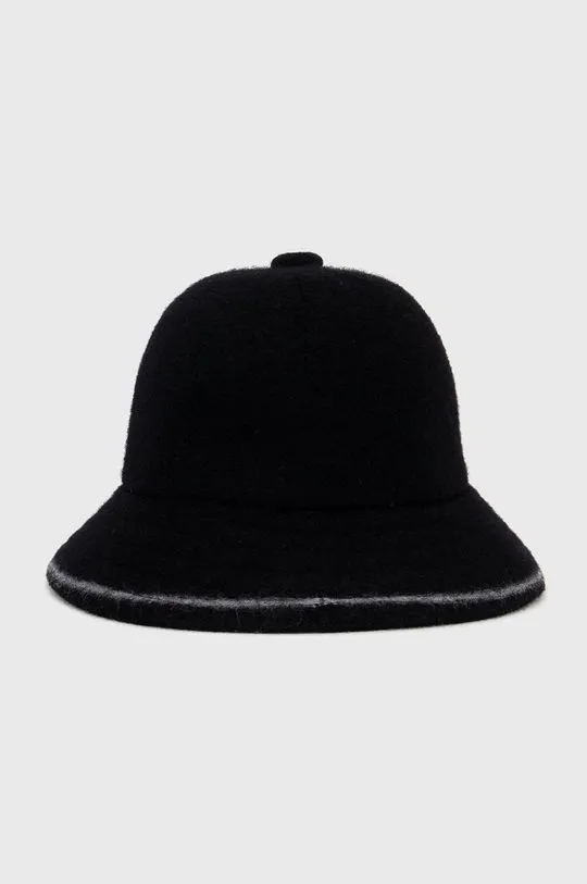 Kangol wool hat black color