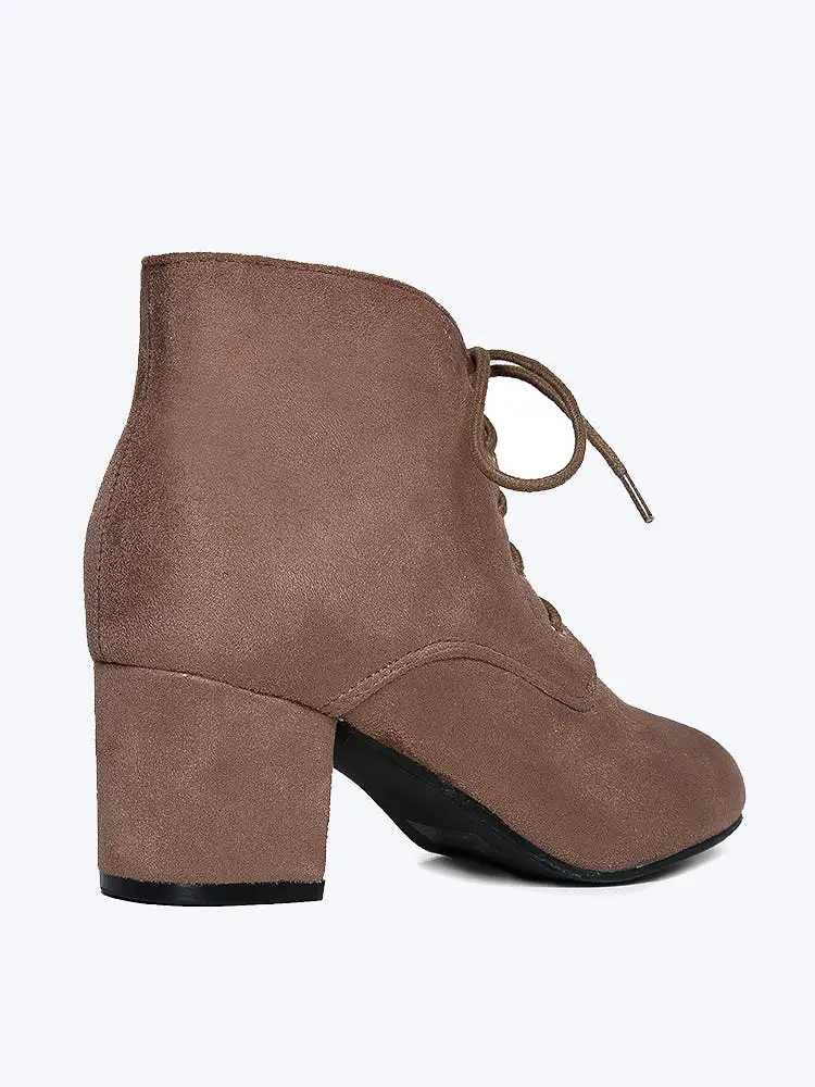 Lace Up Ankle Bootie