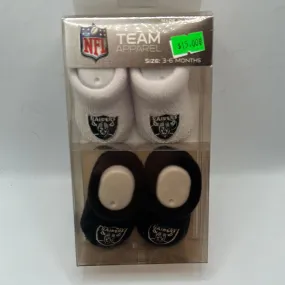 Las Vegas Nevada NFL 2PK Baby Bootie Officially Licensed Boxed Set