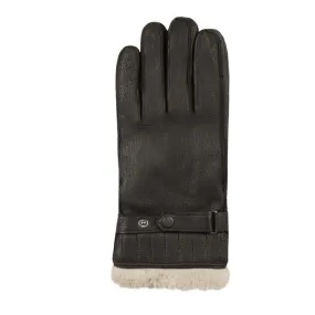 LEATHER GLOVES UTILITY Man Black